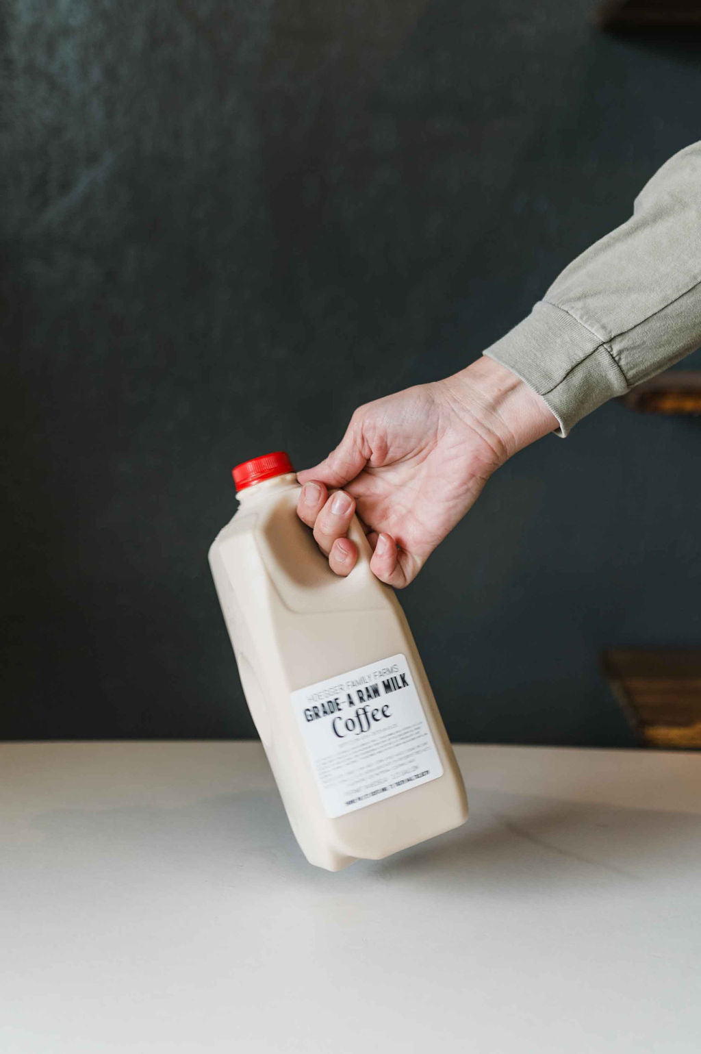 1/2 Gallon Raw Milk | Coffee