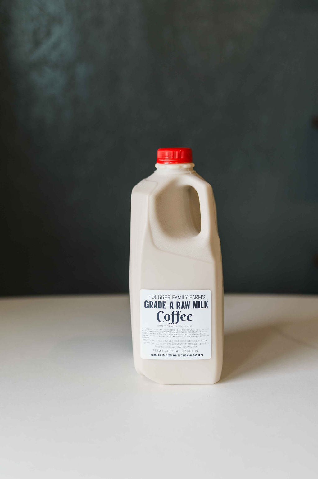 1/2 Gallon Raw Milk | Coffee