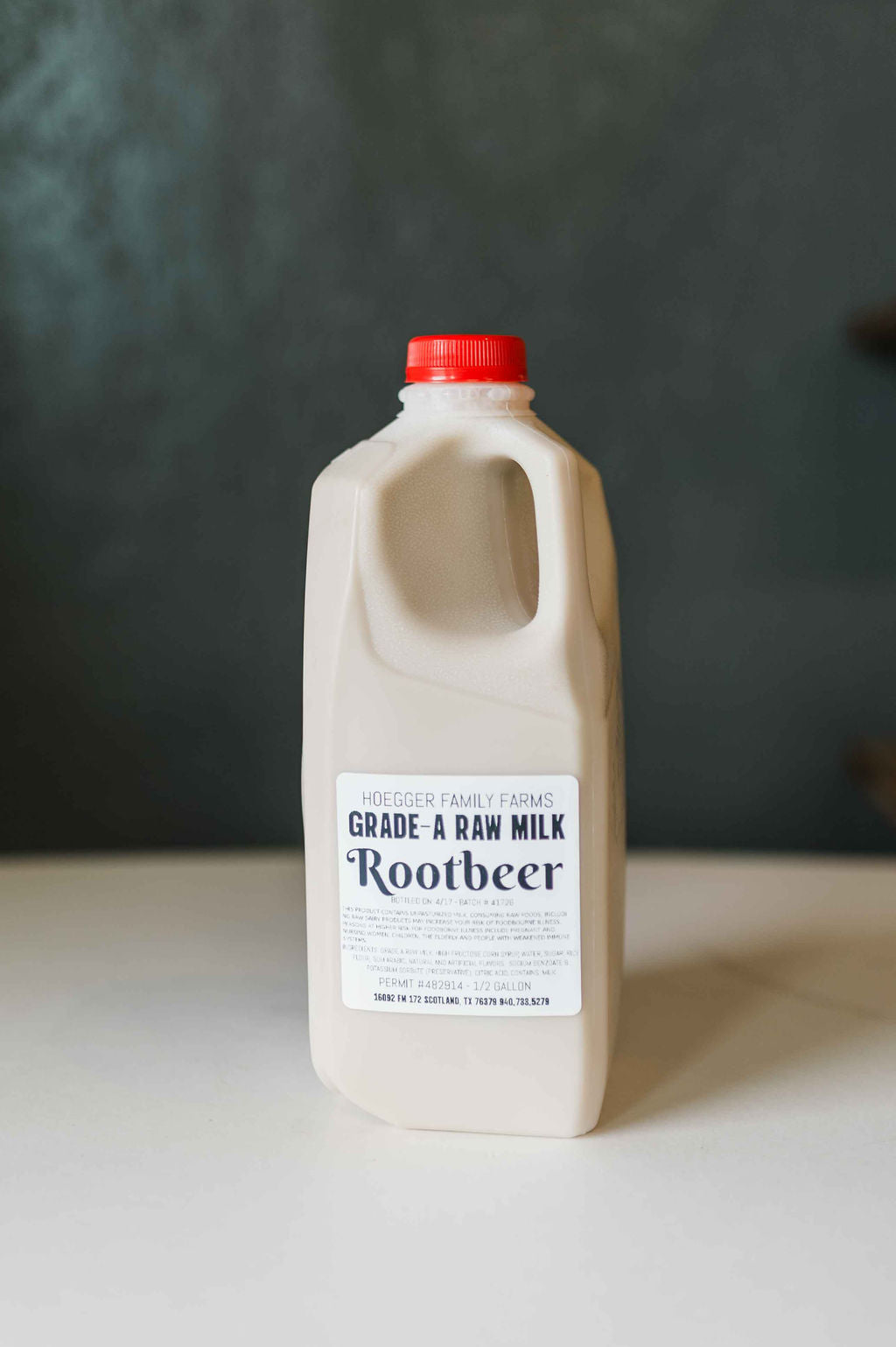 1/2 Gallon Raw Milk | Root Beer